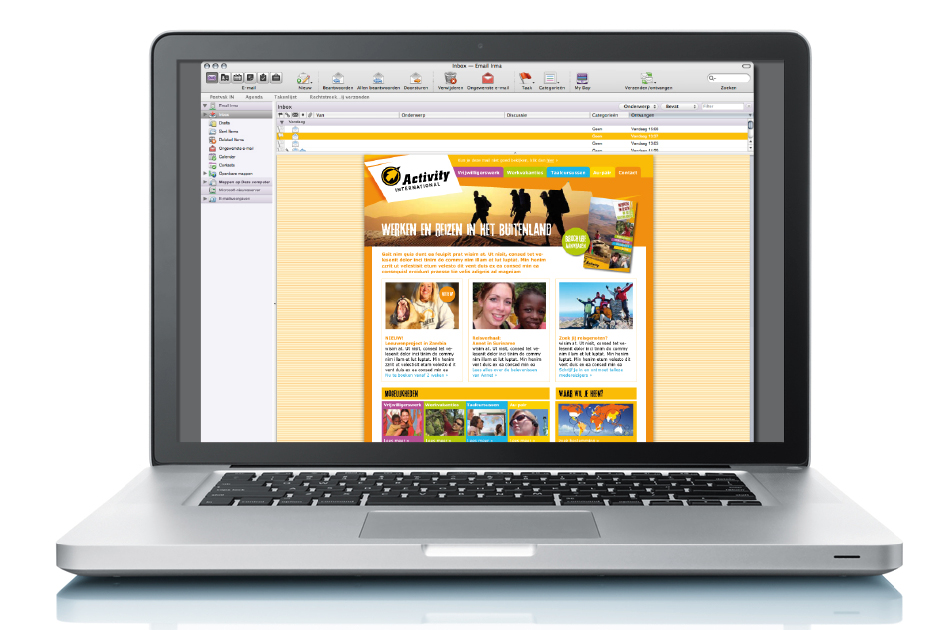 emailing activity international