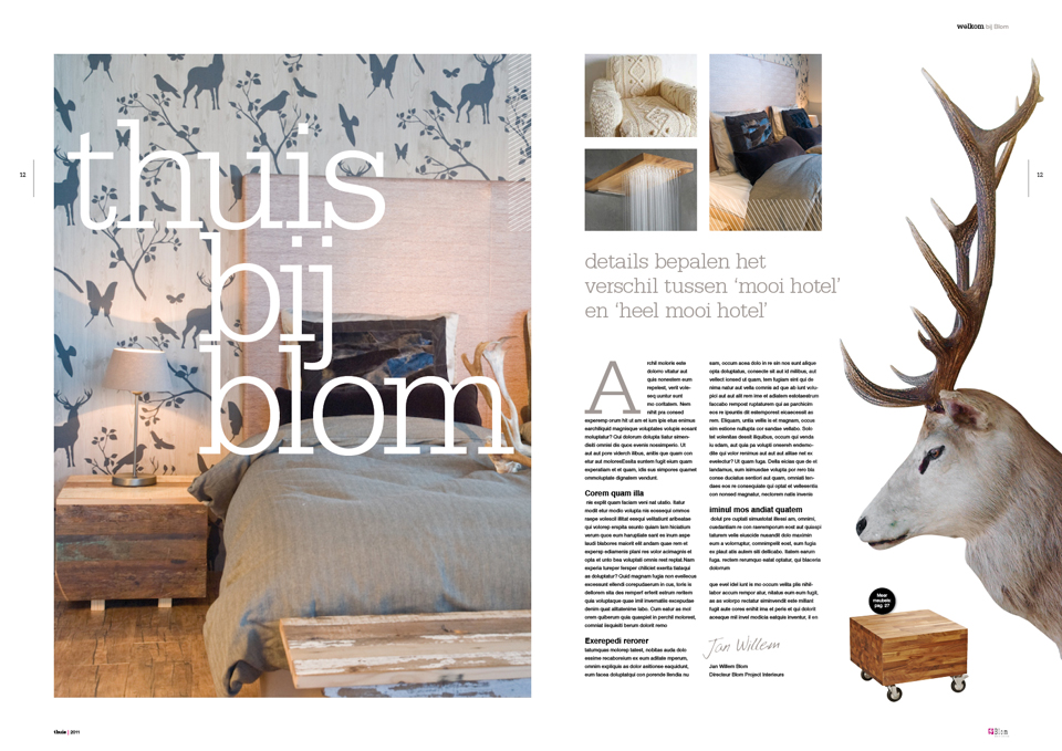 Concept magazine: Thuis bij Blom Concept magazine: Thuis bij Blom
