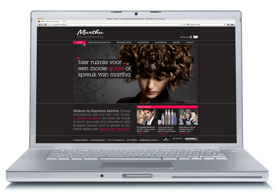 website-kapsalon-martha