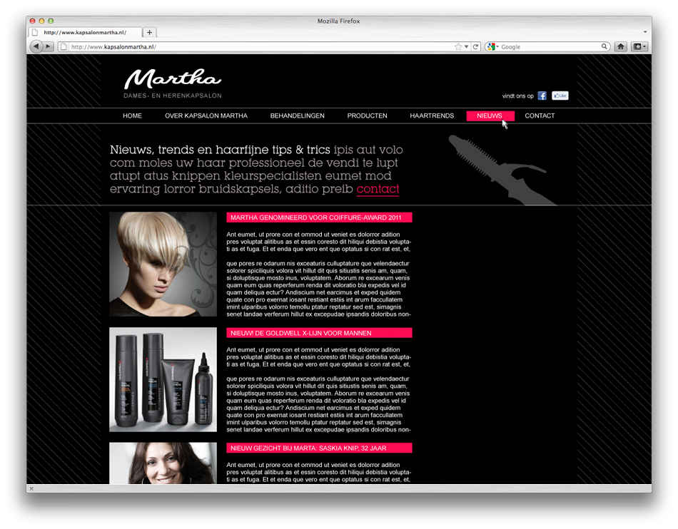 website-ontwerp-nieuws-kapsalon-martha